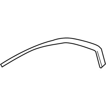 Hyundai 86382-3K001 Tape-Rear Door Black Frame Upper, LH