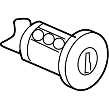 GM 15289760 Lock Cylinder