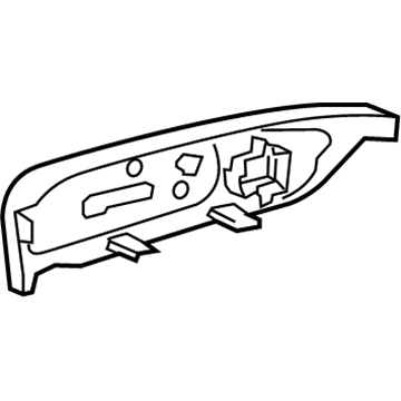 Lexus 71893-33010-A0 Shield, Power Adjust