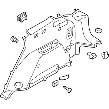 Hyundai 85730-B8000-NBC Trim Assembly-Luggage Side LH