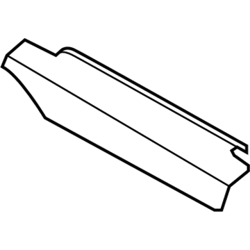 BMW 52-10-7-318-993 Finisher, Upper Rail, Front, Left