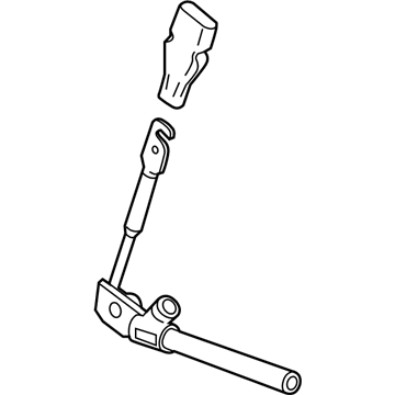 GM 19366833 Tensioner Kit, Driver Seat Belt (Retractor Side) *J*Black