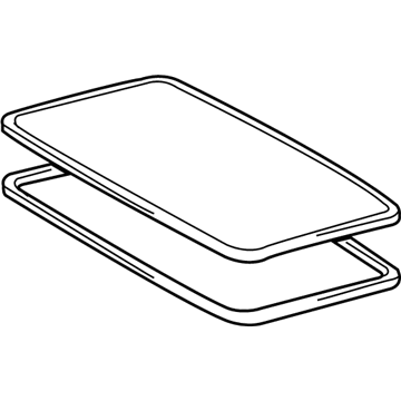 Toyota 63201-68010 Sunroof Glass