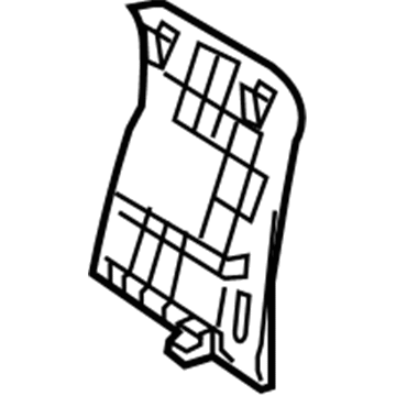 Lexus 71705-53030-A0 Board Sub-Assy, Front Seat Back