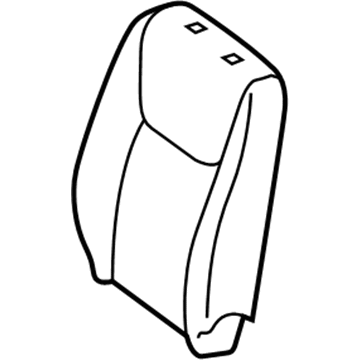 Toyota 71074-08021-B0 Seat Back Cover