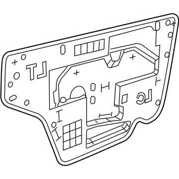 Mopar 5056272AF Shield-Front Door