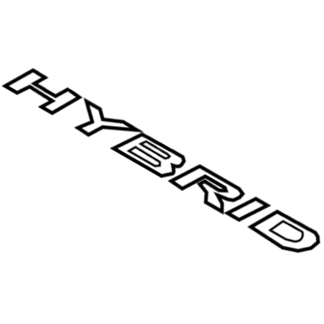 Lexus 75473-76050 Body Side Name Plate