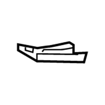 BMW 41-11-7-174-329 Left Supporting Strut Reinforcement