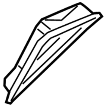 Honda 72457-TG7-A01 Garnish, R. RR. Center Corner