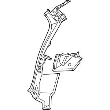 Nissan G7610-6RRAA Pillar Back Outer RH