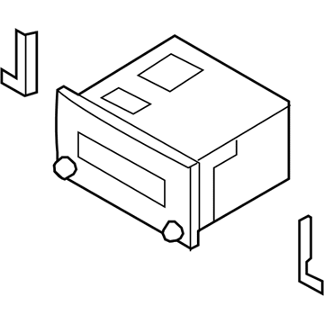 Hyundai 96180-0W500 Audio Assembly