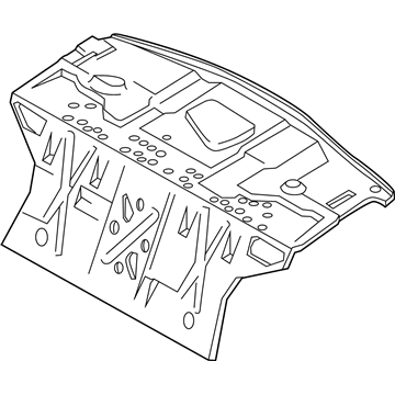 BMW 41-13-7-044-078 Partition Trunk