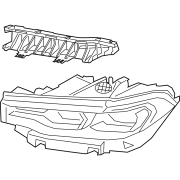 BMW 63-11-9-852-960 HEADLIGHT, LASER LIGHT, RIGH