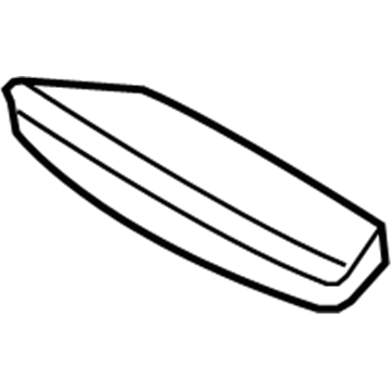 BMW 52-10-7-167-374 Thigh Support Upholstery