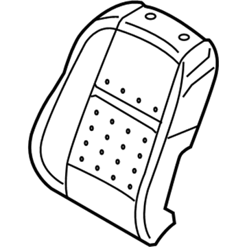 BMW 52-10-7-161-877 Backrest Upholstery