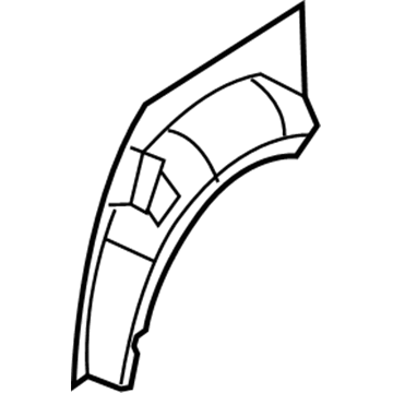 BMW 41-21-7-144-955 Wheel Arch Outer Rear Left