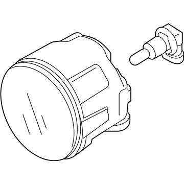 Nissan 26150-8998B Lamp Fog RH