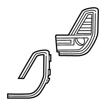 GM 84710042 Lamp Bezel