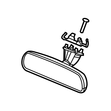 Honda 76400-T20-A01 MIRROR, REARVIEW