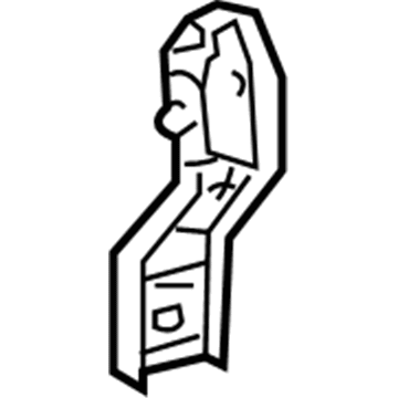 Lexus 51465-06020 Brace, Radiator Support
