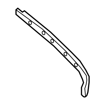 Nissan 85220-4BA1A Bracket-Rear Bumper Side, RH