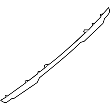 Nissan 85072-6FL0B Moulding-Rear Bumper