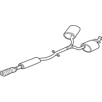 GM 25702186 Converter & Pipe