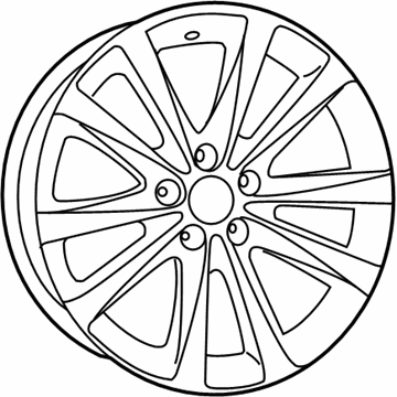 Mopar 5NL47DX8AA Aluminum Wheel