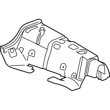 GM 23307976 INSULATOR-FLR PNL TUN PNL FRT