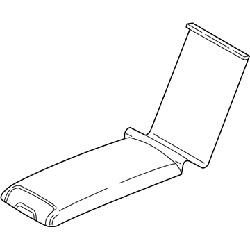 BMW 52-20-7-440-495 COVER, ARMREST LEATHER