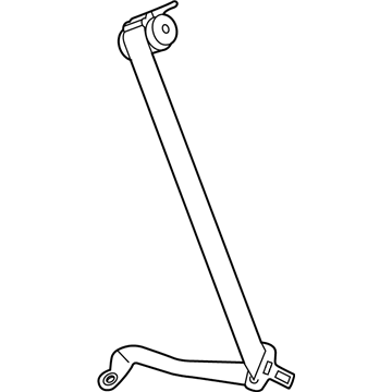 Hyundai 89820-2C750-LK Rear Right Seat Belt Assembly