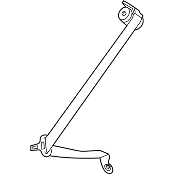Hyundai 89810-2C760-LK Rear Left Seat Belt Assembly