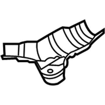 Infiniti 20511-EG303 INSULATOR-Heat, Exhaust Tube Front Lower