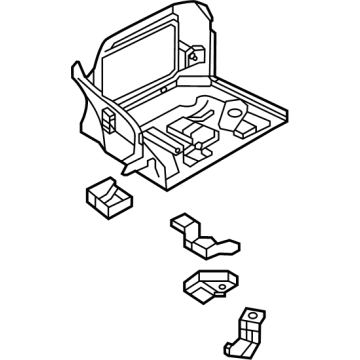 BMW 41-00-9-626-289 LUGGAGE COMPARTMENT FLOOR, S