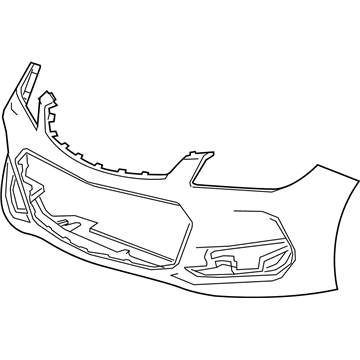 GM 92286075 Bumper Cover