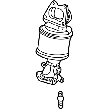 Honda 18290-RGL-A00 Converter, RR. Primary