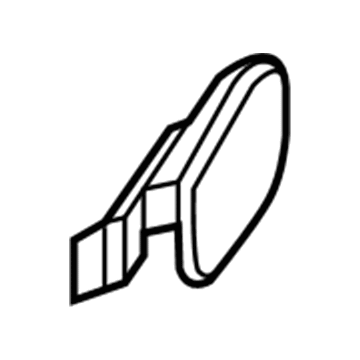 Infiniti 87331-5DA0A Finisher-Cushion, Front Seat Inner RH