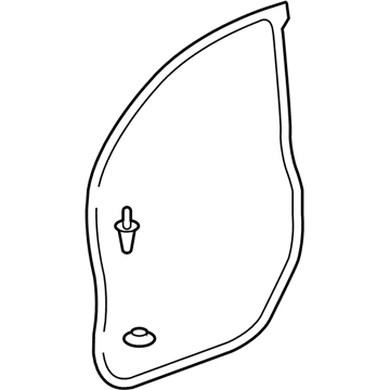 Acura 72350-STX-A01 Weatherstrip, Left Front Door