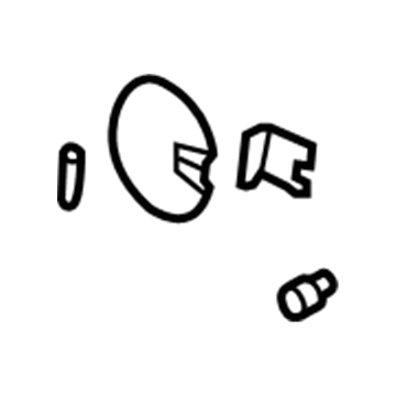 GM 10385417 Fuel Door
