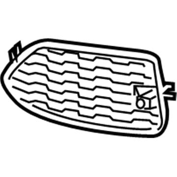 BMW 51-11-8-056-941 Grille, Side, Closed, Left