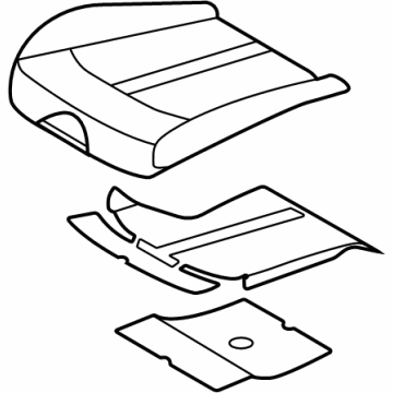 Hyundai 88100-L1720-VSA CUSHION ASSY-FR SEAT, LH