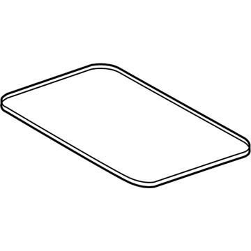 Lexus 63251-0E010 Weatherstrip, Sliding Roof