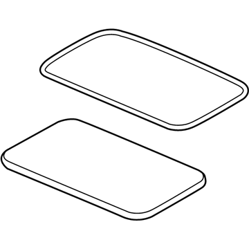 Honda 70200-THR-A01 Glass Assembly, Roof