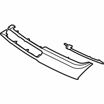 Kia 84795Q5AB0GHH GARNISH ASSY-C/PAD C