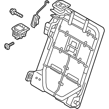 Kia 89410H9500 Frame Assembly-Rear Seat Back