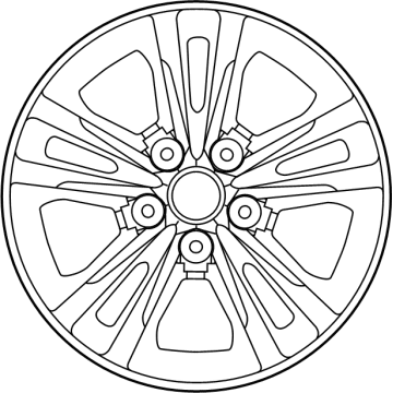Hyundai 52910-F2BA0 Aluminium Wheel Assembly
