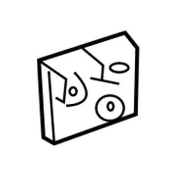 BMW 51-77-7-177-795 Retaining Strip, A-Pillar, Left