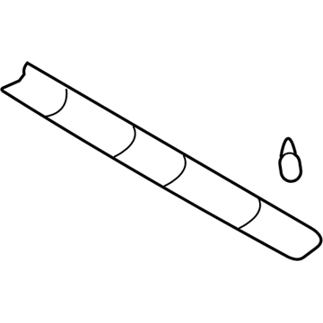 Hyundai 81760-2B000-SH Trim Assembly-Tail Gate Upper