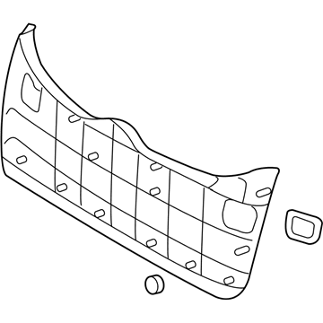 Hyundai 81750-2B000-HZ Panel Assembly-Tail Gate Trim
