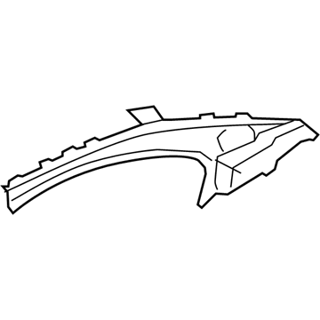 BMW 41-21-7-204-437 Left Interior Column C